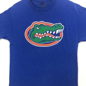 Russell Florida‎ Gators NCAA Football Blue Graphic T-Shirt Men's Size Large